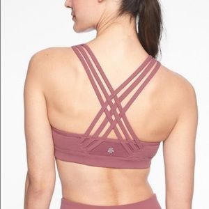 Athleta Sports Bra Rose XS